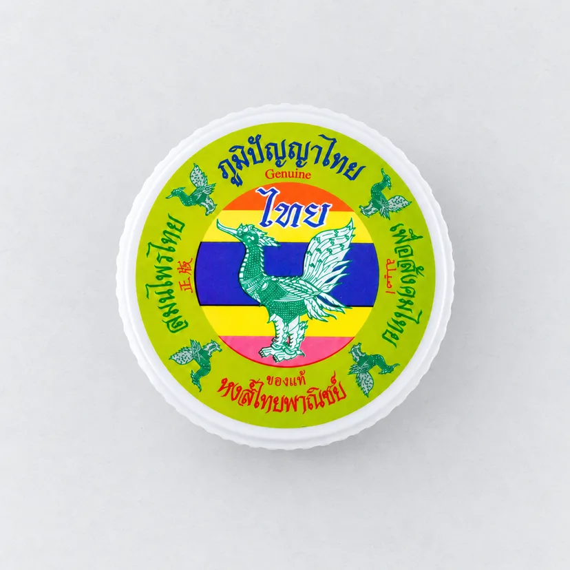 Zielony słoiczek Hong Thai Ya Dom widziany od góry